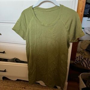Lululemon Athletica Sage Green Short Sleeve Tee
